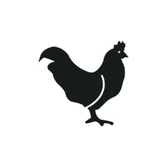 Chicken_rooster vector icon illustration sign