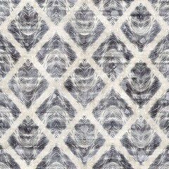 Seamless gray and cream grungy damask pattern for surface design and print. High quality illustration. Intricate luxurious hip sensual trendy romantic design for interior design, fabric, or textile.