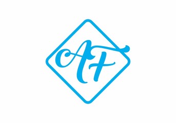 Unique shape of AF initial letter