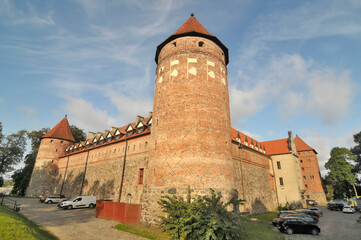 Fototapeta na wymiar Gotycki zamek krzyżacki w Bytowie, Polska