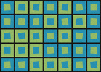 Abstract Geometric Pattern generative computational art illustration