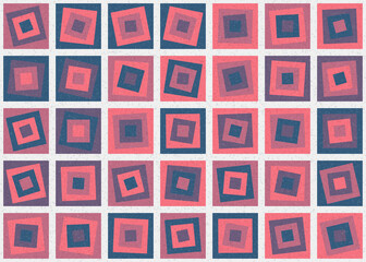 Abstract Geometric Pattern generative computational art illustration