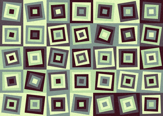 Abstract Geometric Pattern generative computational art illustration