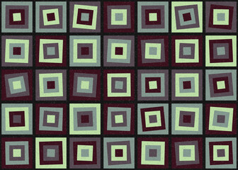 Abstract Geometric Pattern generative computational art illustration