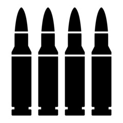 Vector Bullets Glyph Icon Design