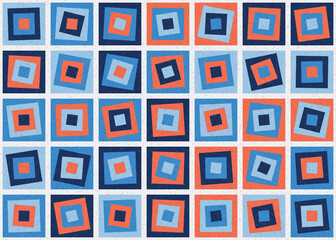 Abstract Geometric Pattern generative computational art illustration