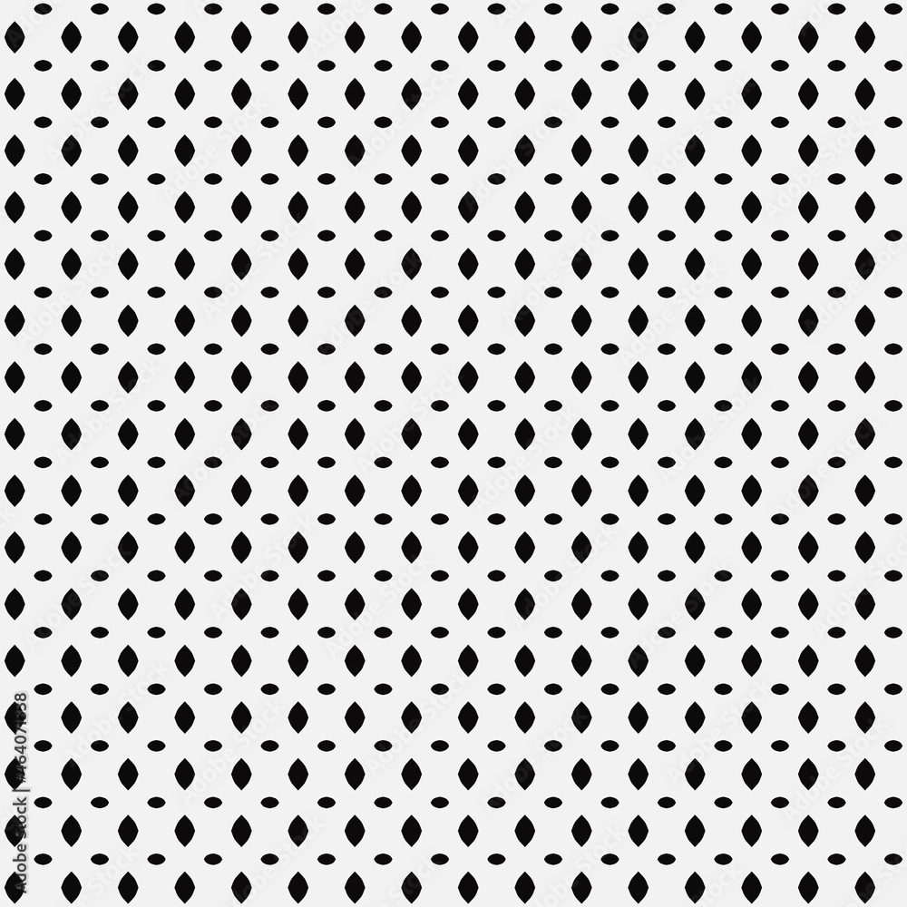 Aufkleber micro shapes on a white background. black shapes are repeated and pass through one.