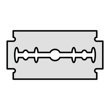 recommend clip art: Vector Razor Blade Filled Outline Icon Design