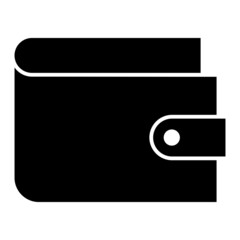 Vector Wallet Glyph Icon Design