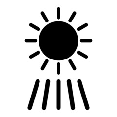 Vector Ultraviolet Glyph Icon Design