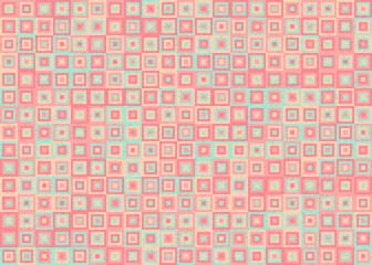 Abstract Geometric Pattern generative computational art illustration