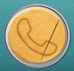 Korean Dalgona or Ppopgi honeycomb sugar candy