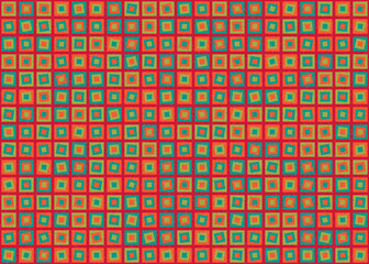 Abstract Geometric Pattern generative computational art illustration