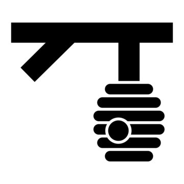 recommend clip art: Vector Beehive Glyph Icon Design