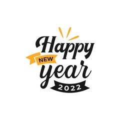 Happy New Year 2022 Lettering