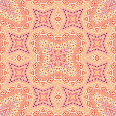 Aztec seamless pattern graphic design. Vintage geometric texture. Tile print in ethnic style.