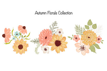 Autumn Floral Arrangment Collection