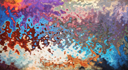 Fototapeta na wymiar beautiful bright rainbow watercolor background. glass background. texture paint