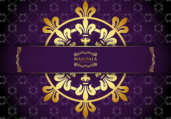 Mandala vector background. purple abstract mandala background. Ramadan Style Decorative mandala. Mandala for print, poster, cover, brochure, flyer, banner