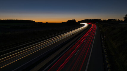 Autobahn Sunset