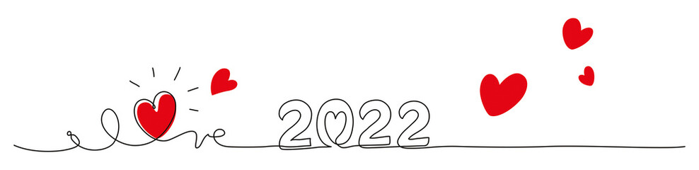 J'AIME 2022 - obrazy, fototapety, plakaty