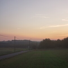 a sunrise in belgium