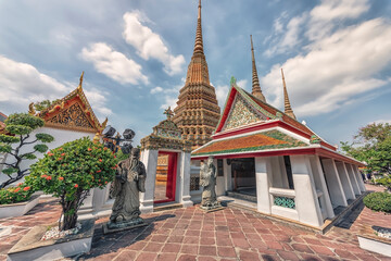 Fototapeta na wymiar Wat Pho temple in Bangkok, Thailand