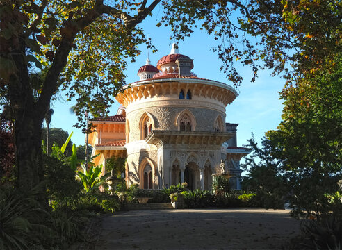 Palace of Monserrate in Sintra near Lisbon in Portugal