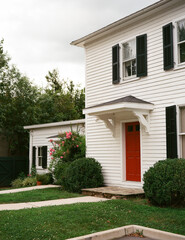 View of a house with a porch