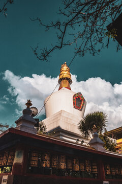 Gangtok, India: Do Drul Chorten - A Buddhist Stupa and a Monastery at Gangtok, Sikkim, India