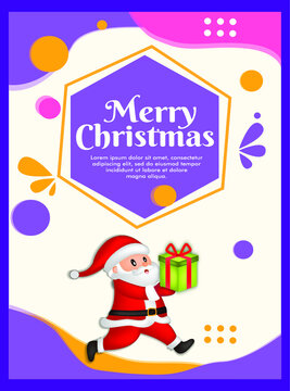merry christmas greeting card