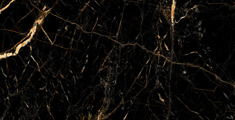 black and gold cracked Marble texture frame background
