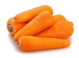 carrot path isolated on white