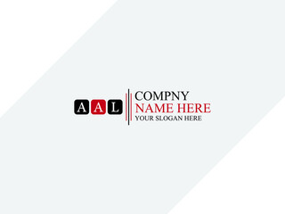 Alphabet AAL Letter Logo Icon design