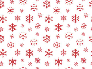 Seamless pattern with snow flakes for wrapping paper