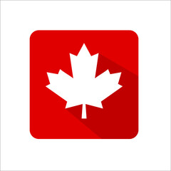 Canadian flag button