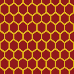 Gold and Red Geometric Seamless Pattern for party, anniversary, birthday. Design for banner, poster, card, invitation and scrapbook 