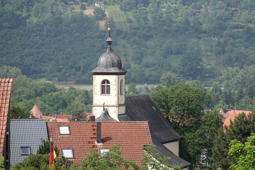 Fototapeta na wymiar Kreuzkapelle in Eibelstadt