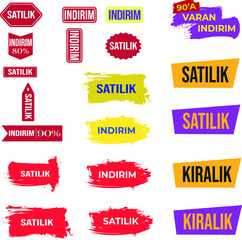 SALE, FOR SALE, in the Turkish language, satilik , indirim
