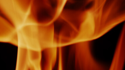 Fire background. Abstract burning flame and black background. represents the power of burning refers to heat spicy seductive sensual or burning fuels. fire incidents burning destroys everything.