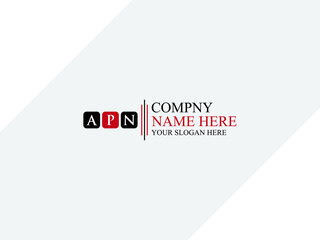 Alphabet APN Letter Logo Icon design