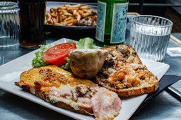 Food at the restaurant