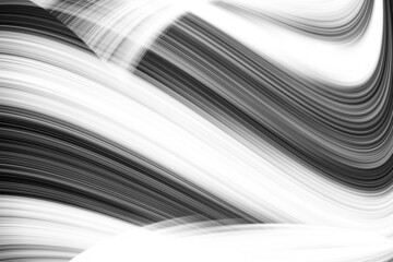 Black and white abstraction. A white image on a black background.