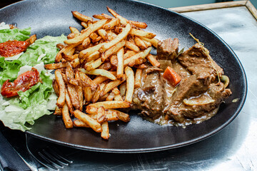 Food at the restaurant