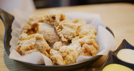 Korean cuisine crispy chili chicken