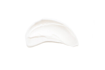 Cosmetics cream on a white background isolate. Selective focus.