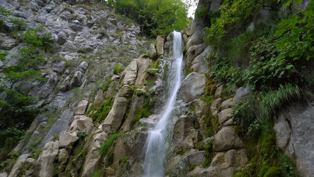 Waterfall Pljackovac, Vlasic mountain, Bosnia and Herzegovina  - (4K)