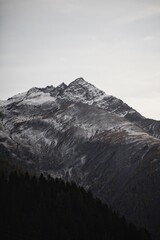 snow covered mountain 