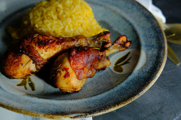 Peruvian Chicken and Rice - 464132797