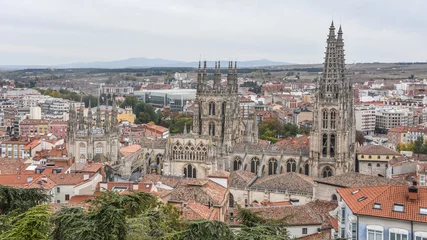 Deurstickers Burgos, Spain - 16 Oct 2021: The Santa Maria Cathedral of Burgos, Castile and Leon © Mark